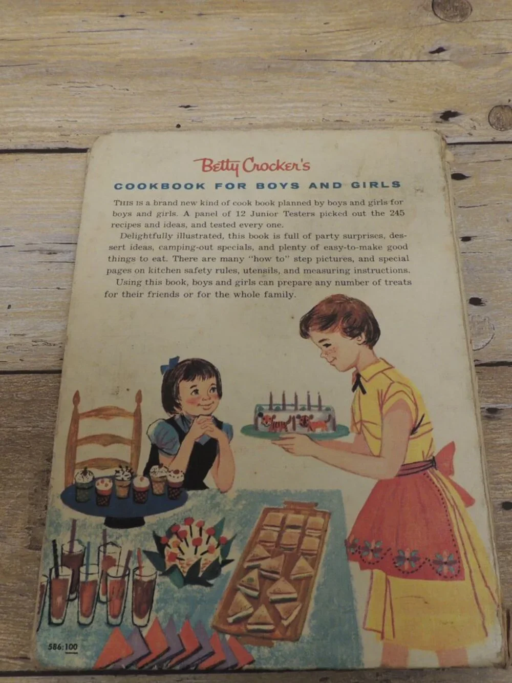 Vintage 1957 Betty Crocker's Cookbook for Boy and Girls First Edition